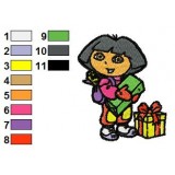 Dora The Explorer Gifts Embroidery Design